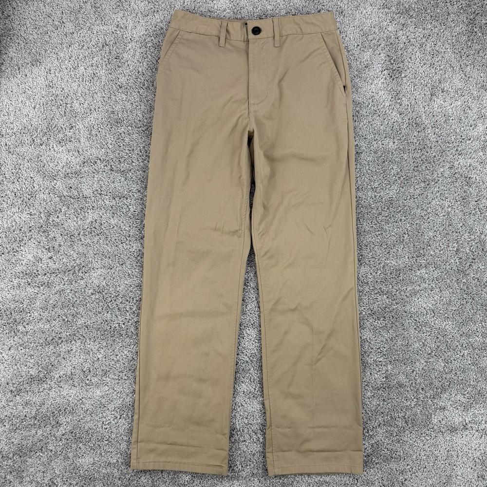 Nike SB Skate Pants Men 28 Beige Chino Stretch Skateboarding Performance Stretch